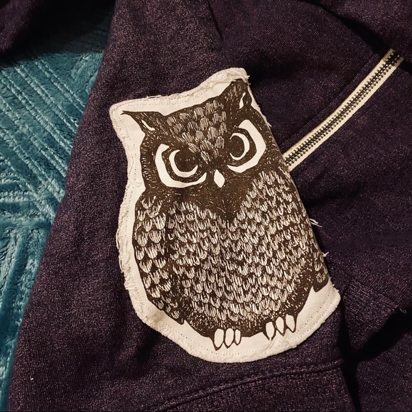 🦉BDG Urban Outfitters Zippered Hoodie - Picture 3 of 6